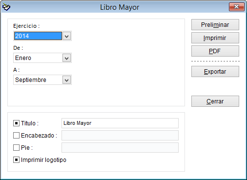 Libro mayor